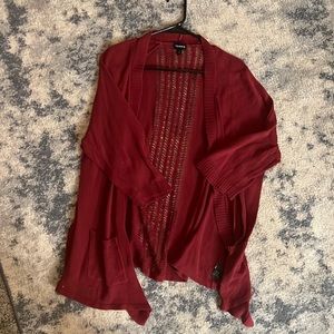Torrid size 3 red cardigan